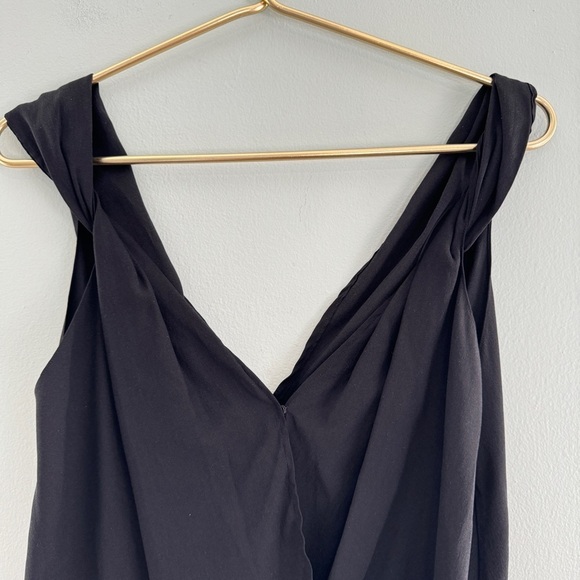 Zero + Maria Cornejo Stretch Silk Twist Strap Tank Top - Picture 2 of 8